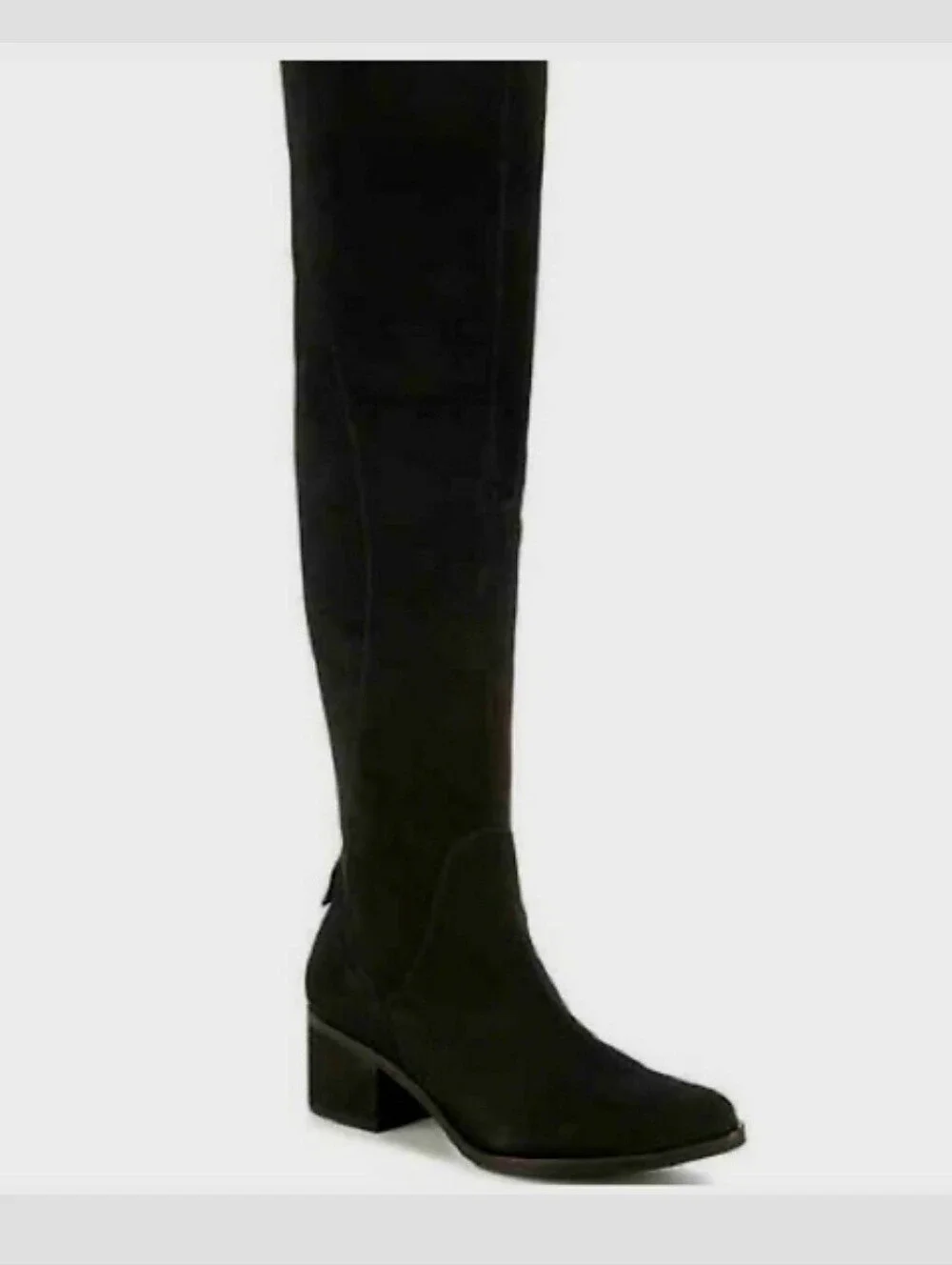 Steve Madden Purly Boots Black Suede Over The Knee Tall Boot Womens Size 11
